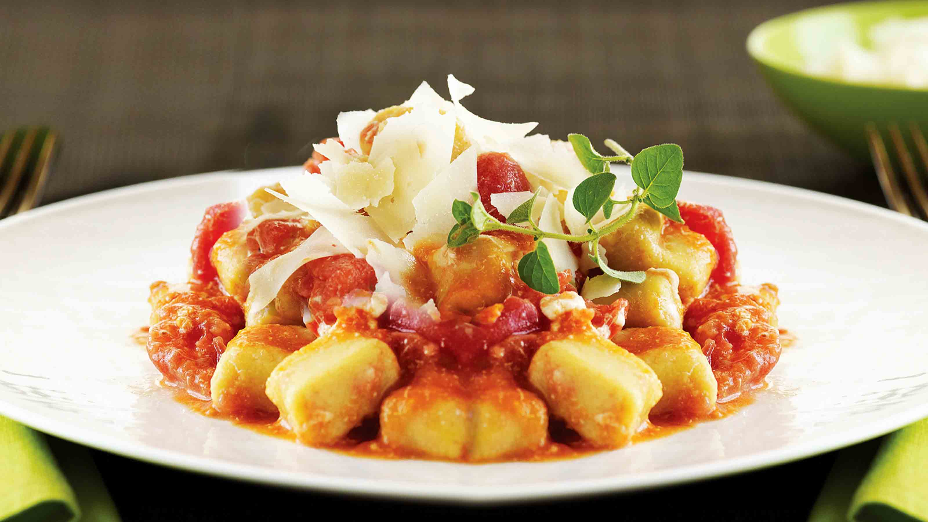 GlutenFree Gnocchi With Riced Potato and Chickpea Flour Plate