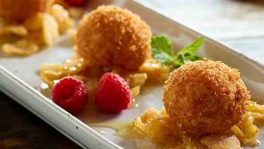 Rice Pudding Arancini, $8, Cameron Grant, Osteria Langhe, Chicago