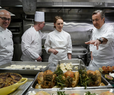 “You don’t just find talent,” Boulud says, “you build talent.”