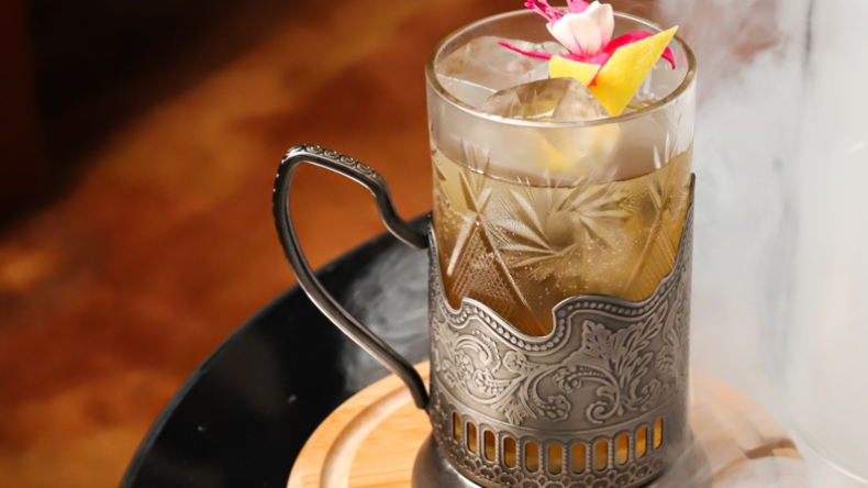 Escape To Normandy With This Claude Monet Inspired Calvados Cocktail Plate
